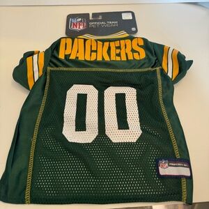 NWT. Pets First NFL Green Bay Packers Mesh Dog & Cat Jersey. Size Medium.